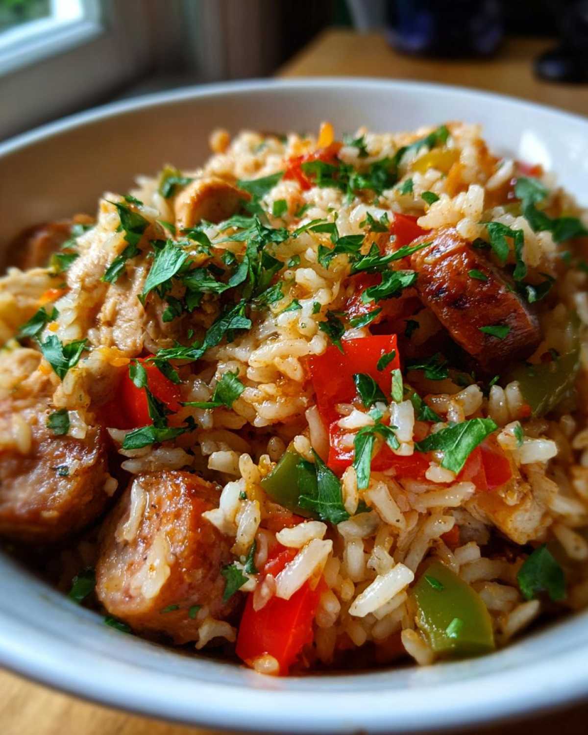 Easy Chicken and Sausage Jambalaya (One-Pot Southern Comfort) - detail 1