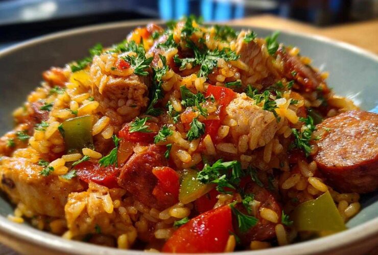 Easy Chicken and Sausage Jambalaya (One-Pot Southern Comfort)