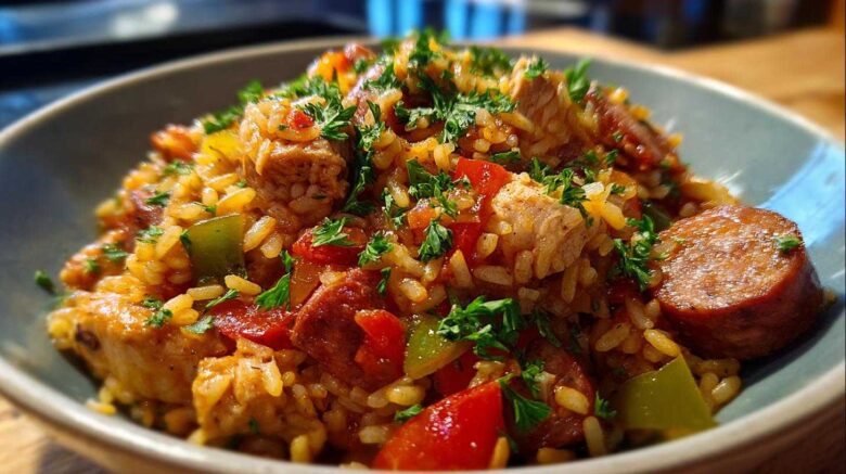 Easy Chicken and Sausage Jambalaya (One-Pot Southern Comfort)