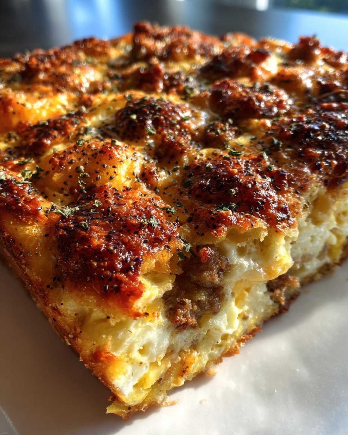 Everything Bagel Breakfast Casserole (Savory Brunch Bake) - detail 3