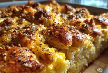 Everything Bagel Breakfast Casserole (Savory Brunch Bake)