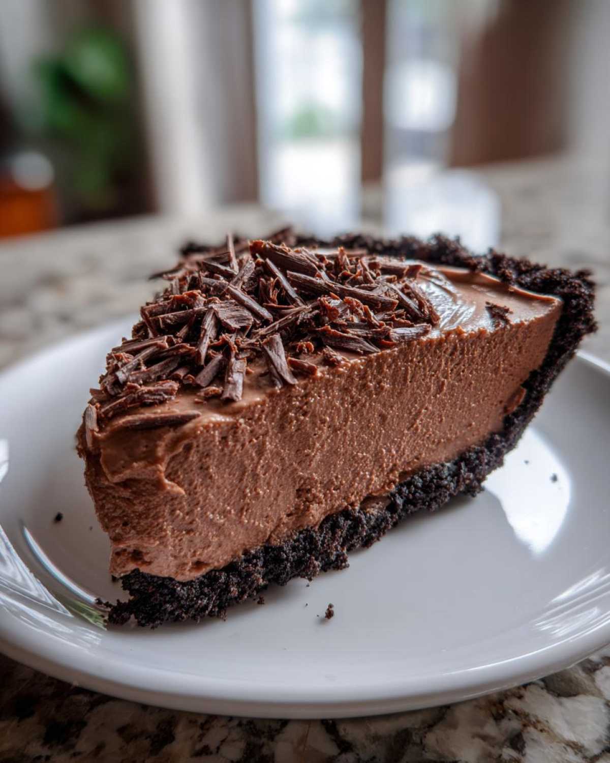 French Silk Pie (Creamy Chocolate No-Bake Filling) - detail 3