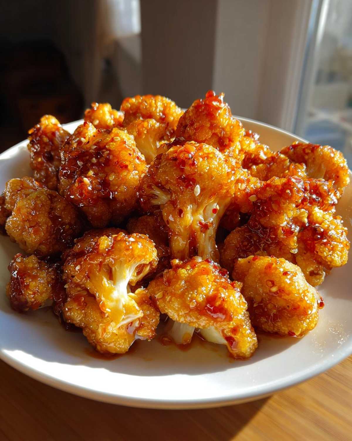 General Tso’s Cauliflower (Takeout-Style Vegan Dinner) - detail 1