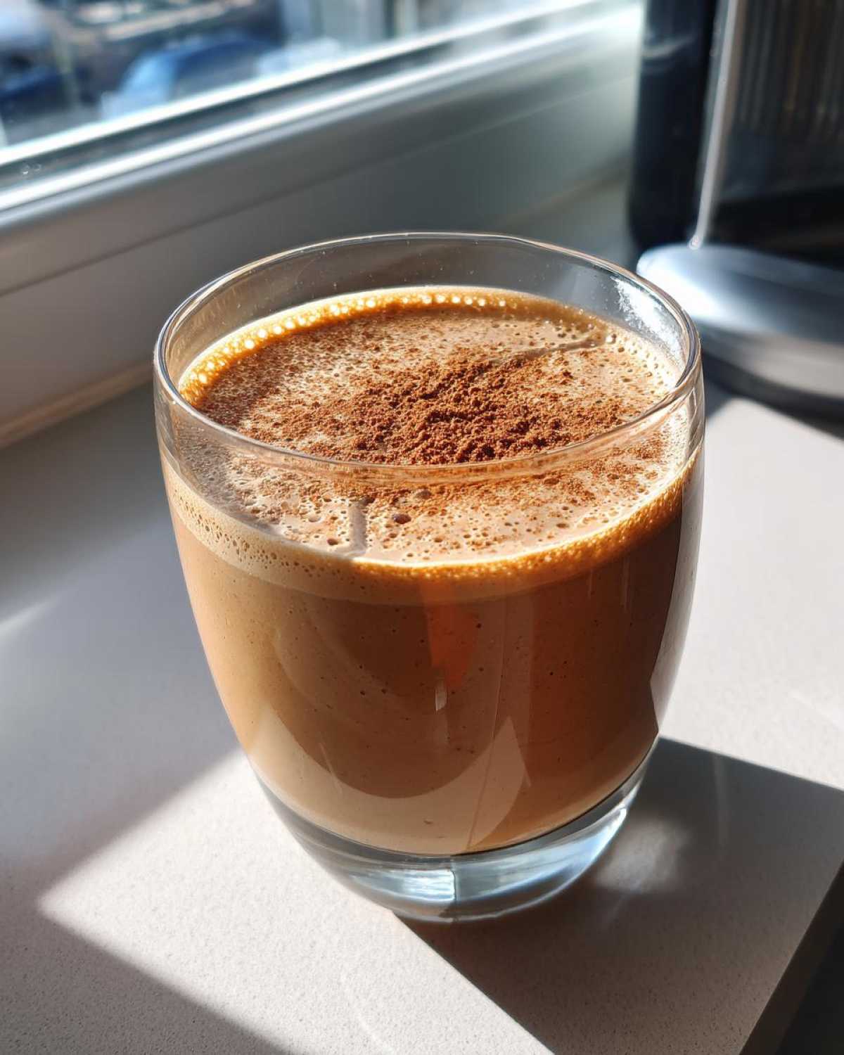 Gingerbread Protein Smoothie (Healthy Holiday Breakfast) - detail 3