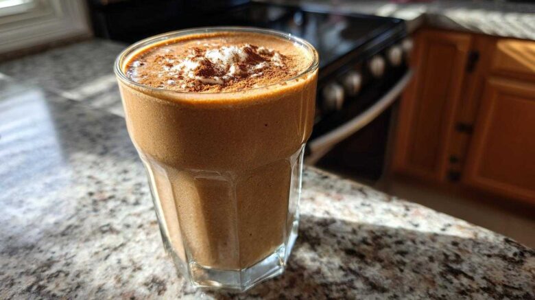 Gingerbread Protein Smoothie (Healthy Holiday Breakfast)