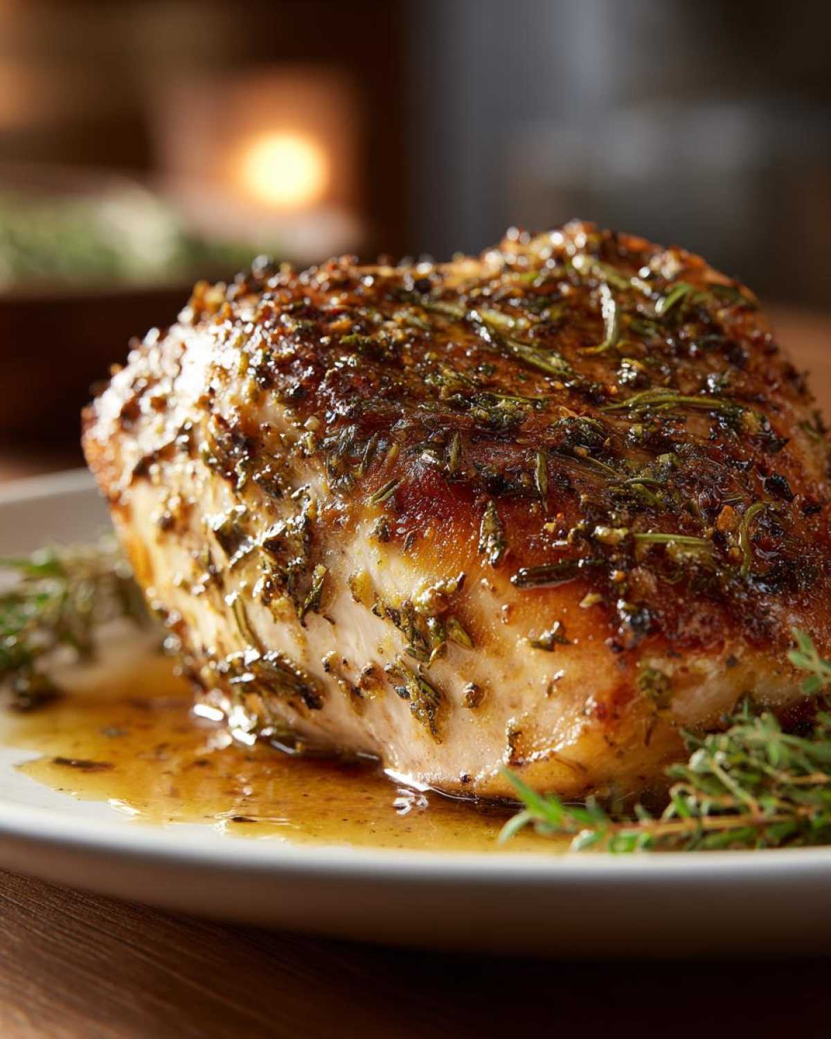 Herb-Roasted Turkey Breast (Thanksgiving Dinner for a Small Crowd) - detail 2