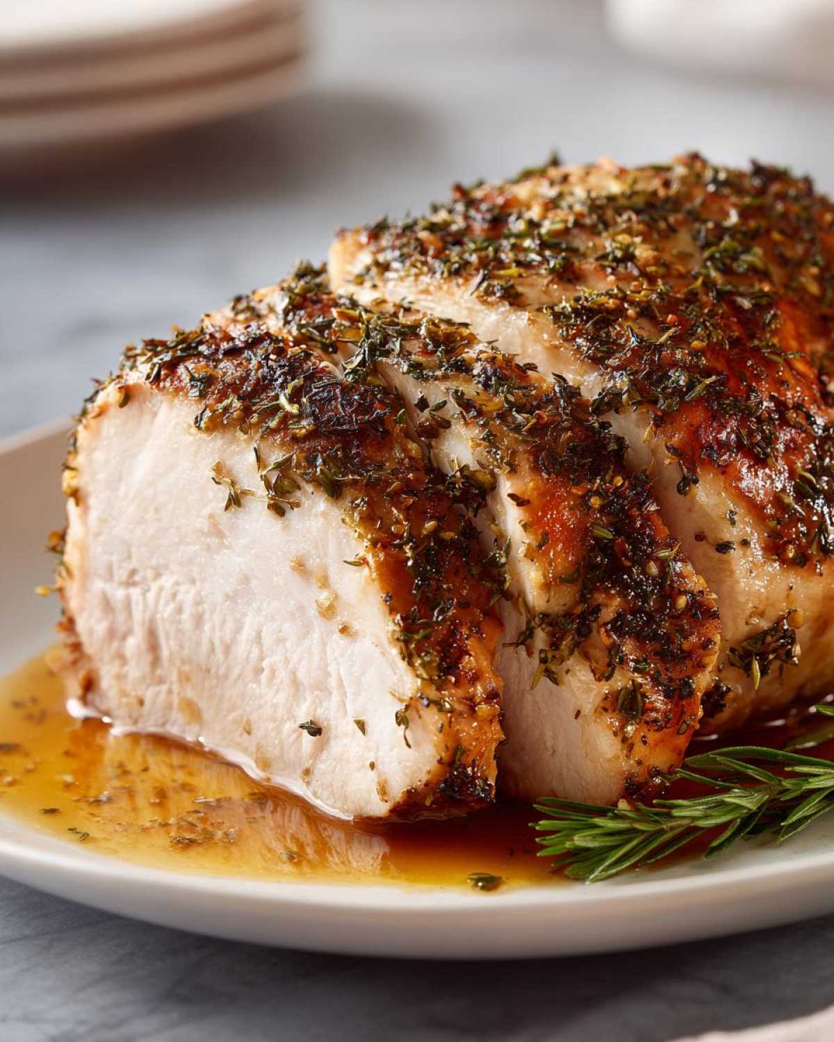 Herb-Roasted Turkey Breast (Thanksgiving Dinner for a Small Crowd) - detail 3