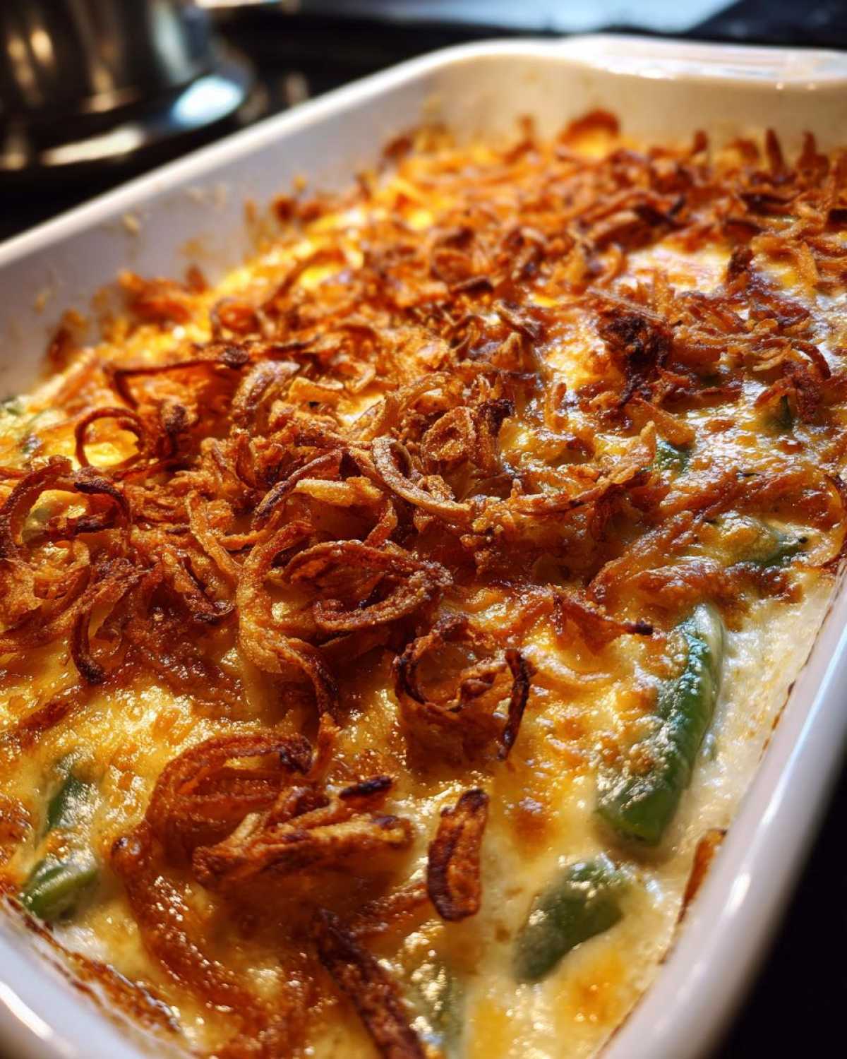 Homemade Green Bean Casserole (Thanksgiving Classic from Scratch) - detail 3