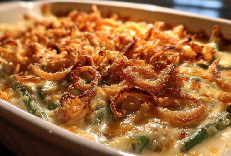 Homemade Green Bean Casserole (Thanksgiving Classic from Scratch)