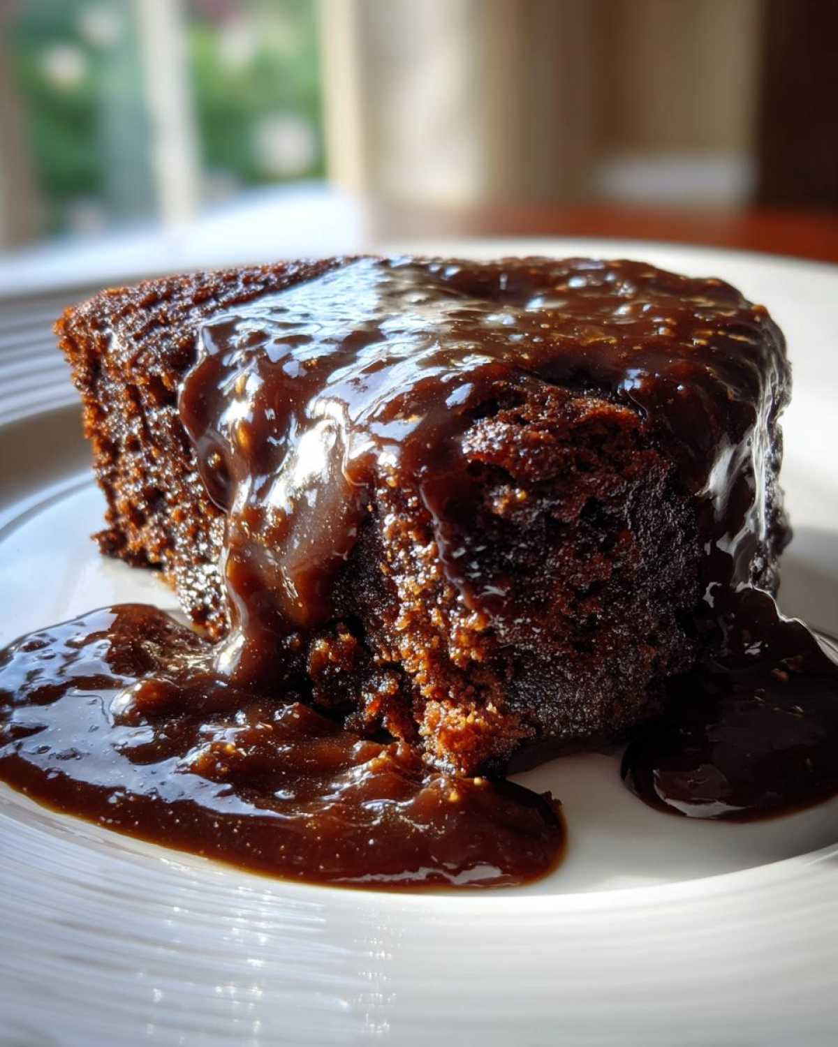 Hot Fudge Pudding Cake (Self-Saucing Chocolate Dessert) - detail 3