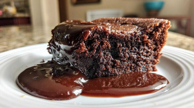 Hot Fudge Pudding Cake (Self-Saucing Chocolate Dessert)