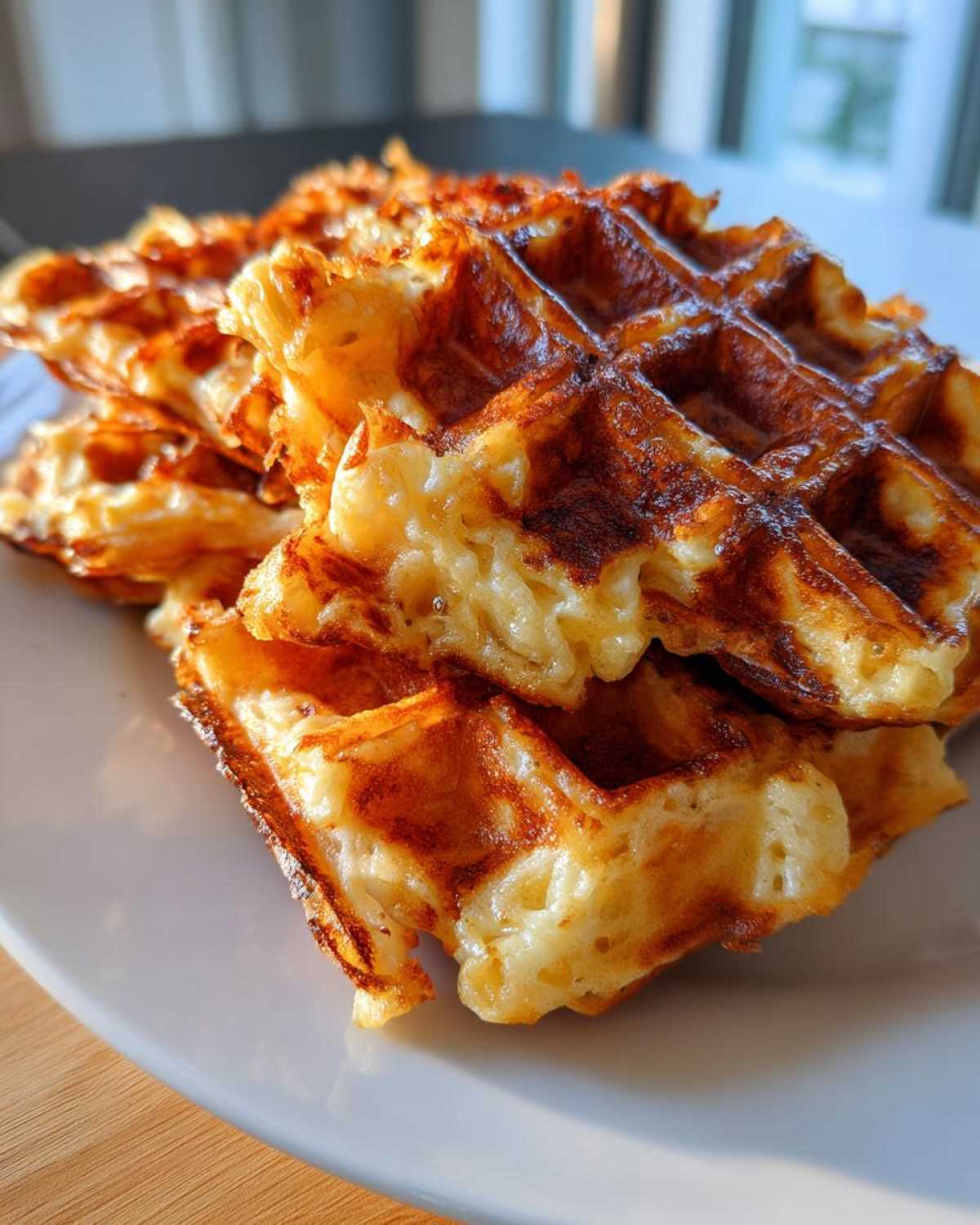 Leftover Stuffing Waffles (Savory Post-Turkey Brunch) - detail 4