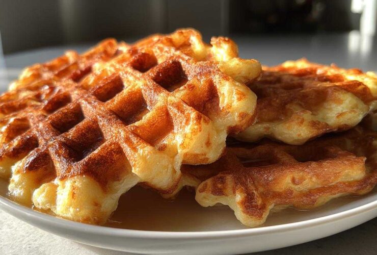 Leftover Stuffing Waffles (Savory Post-Turkey Brunch)