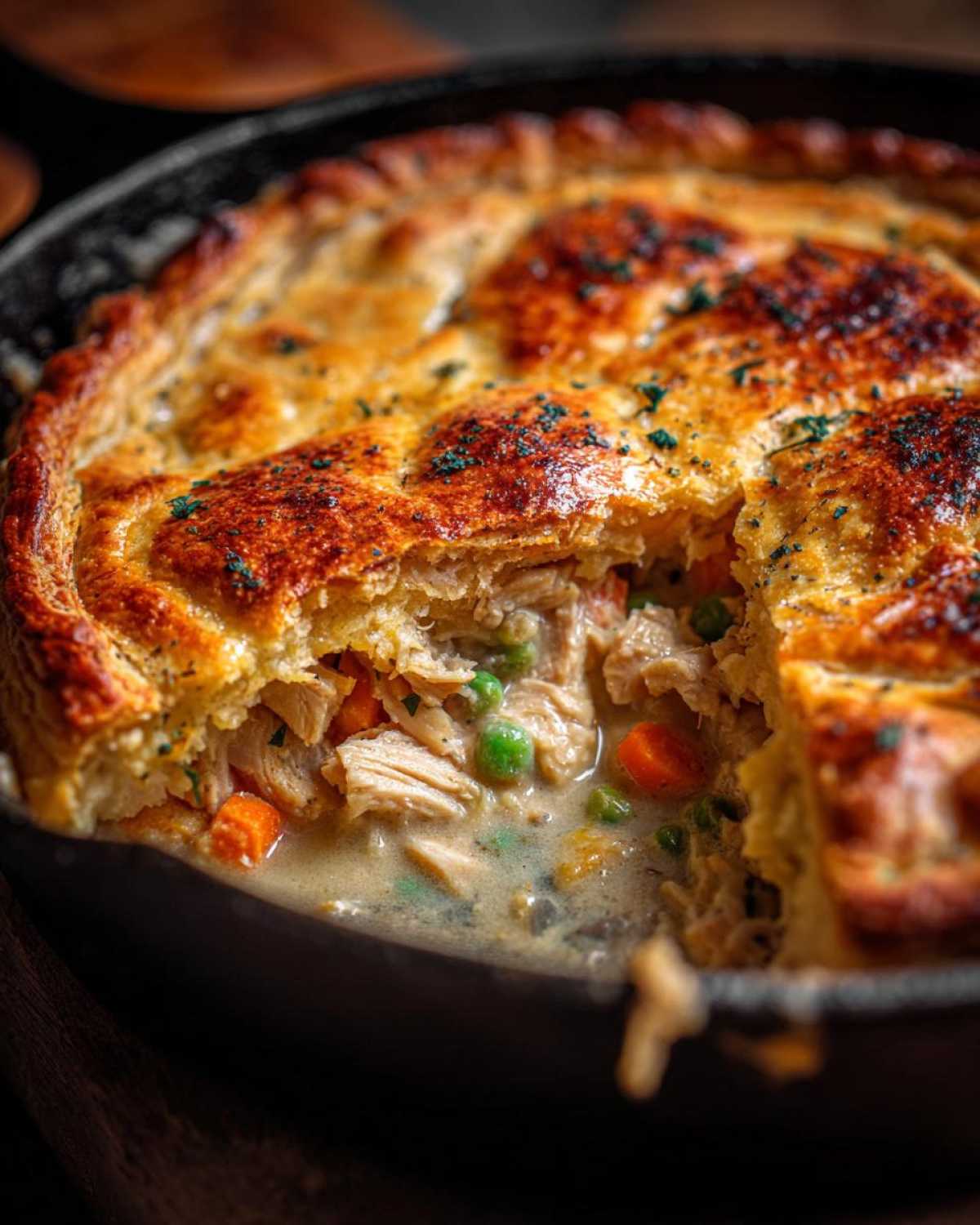 Leftover Turkey Pot Pie (Comforting Day-After Dinner) - detail 2