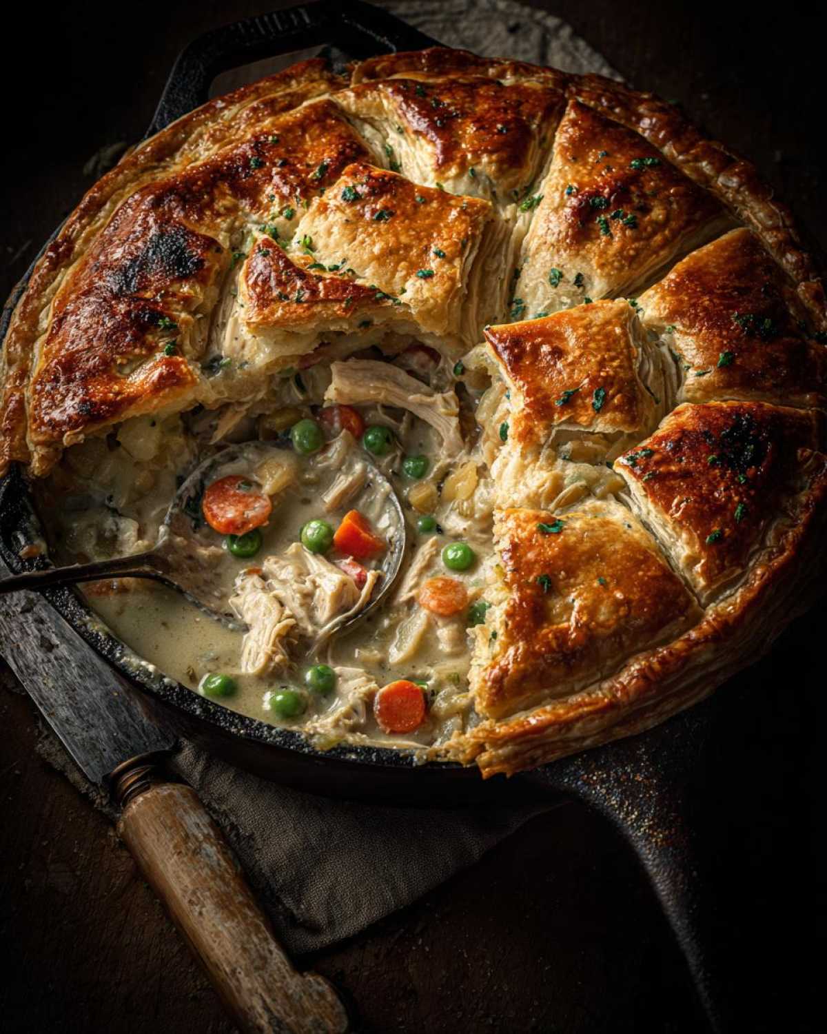 Leftover Turkey Pot Pie (Comforting Day-After Dinner) - detail 3
