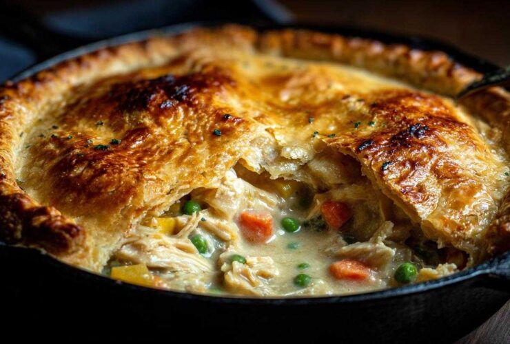 Leftover Turkey Pot Pie (Comforting Day-After Dinner)