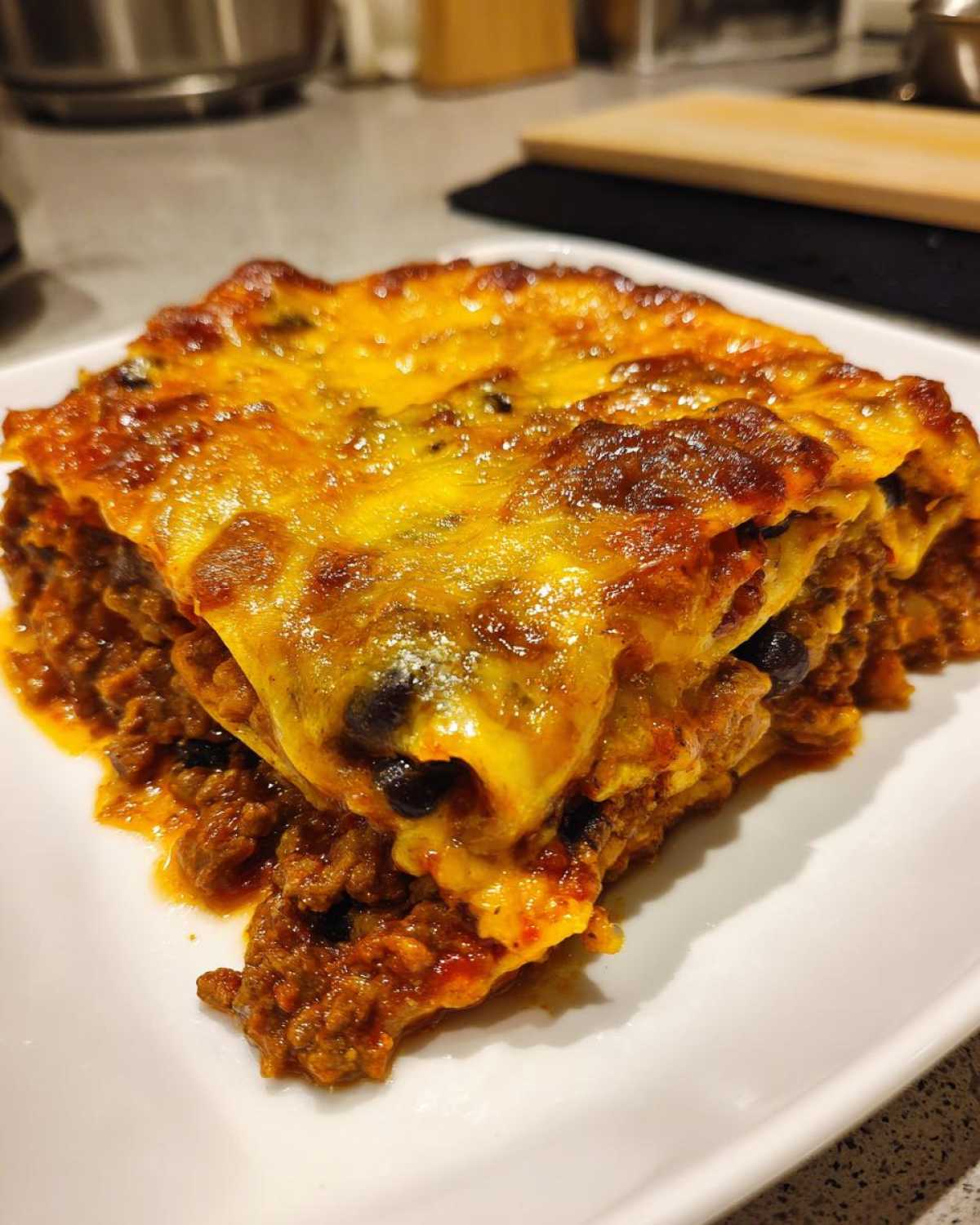 Loaded Beef Enchilada Casserole (Easy Family Favorite) - detail 2