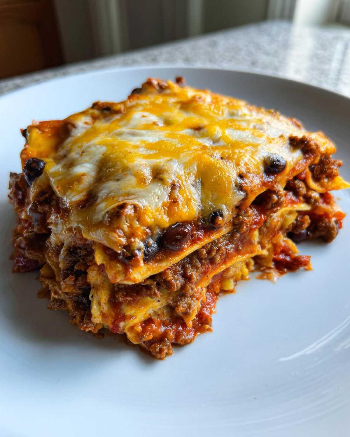 Loaded Beef Enchilada Casserole (Easy Family Favorite) - detail 3