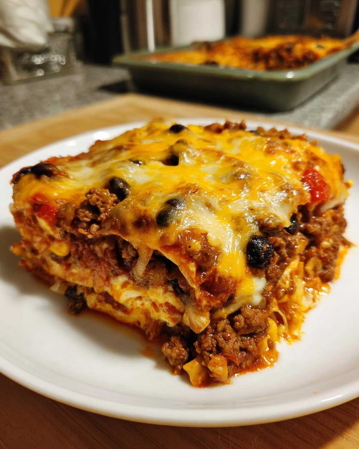 Loaded Beef Enchilada Casserole (Easy Family Favorite) - detail 4
