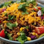 Loaded Taco Salad (Healthy & Super Filling)