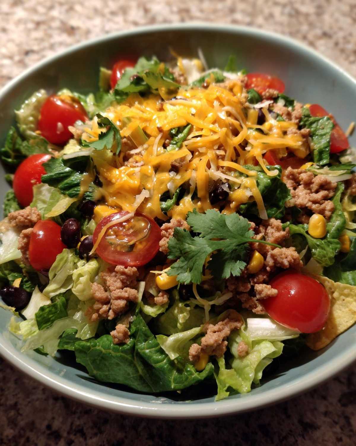 Loaded Taco Salad (Healthy & Super Filling) - detail 4