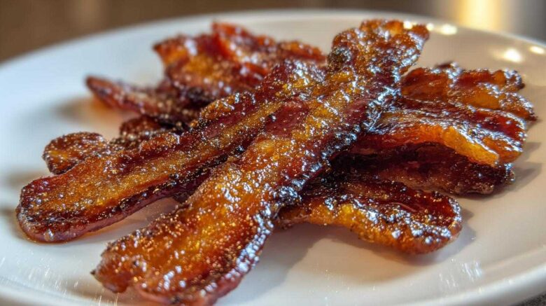 Maple Candied Bacon (Sweet & Salty Snack or Garnish)