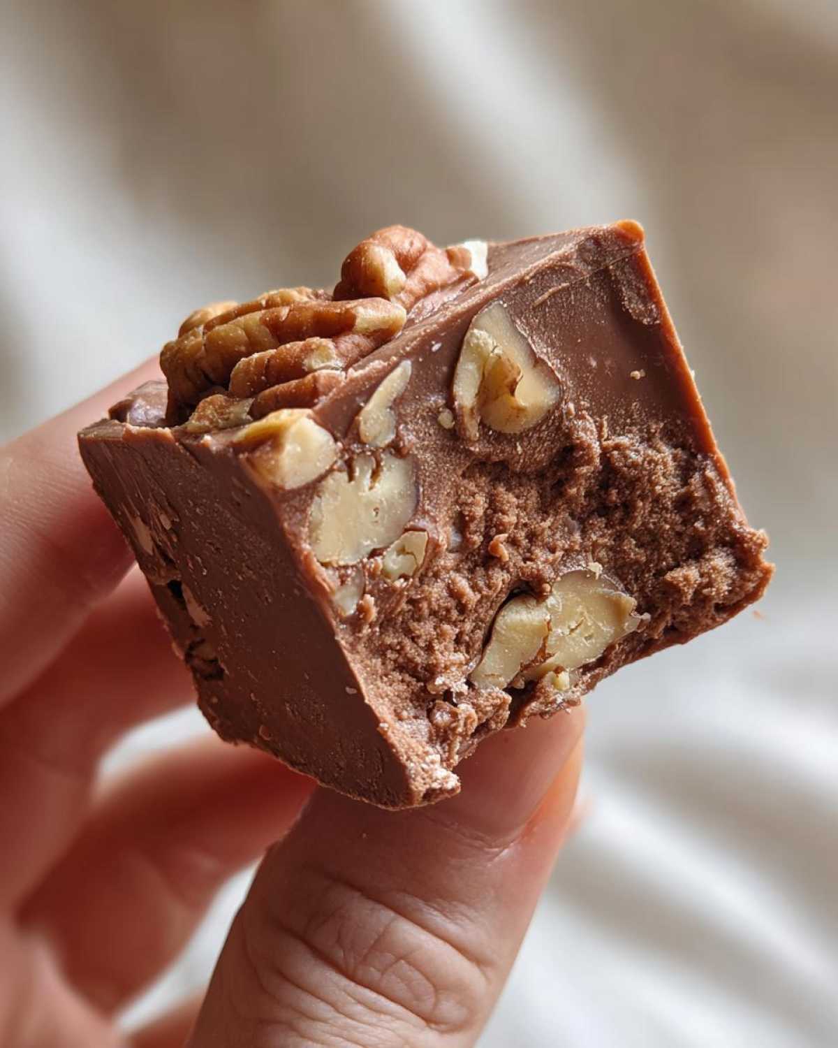 Maple Pecan Fudge (5-Minute Microwave Treat) - detail 4