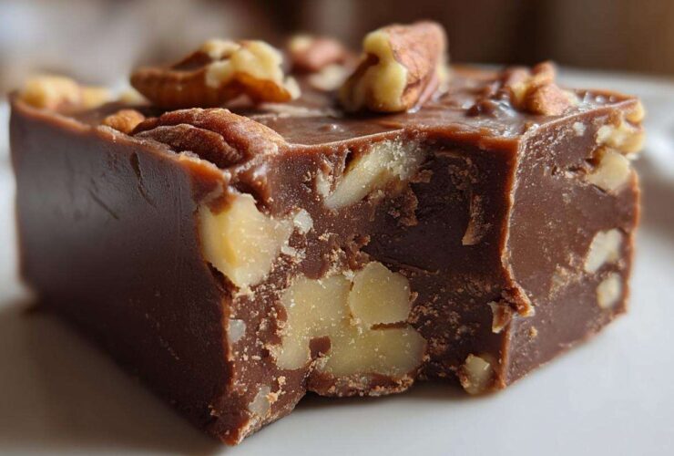 Maple Pecan Fudge (5-Minute Microwave Treat)