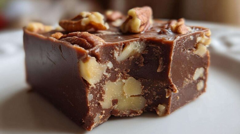 Maple Pecan Fudge (5-Minute Microwave Treat)