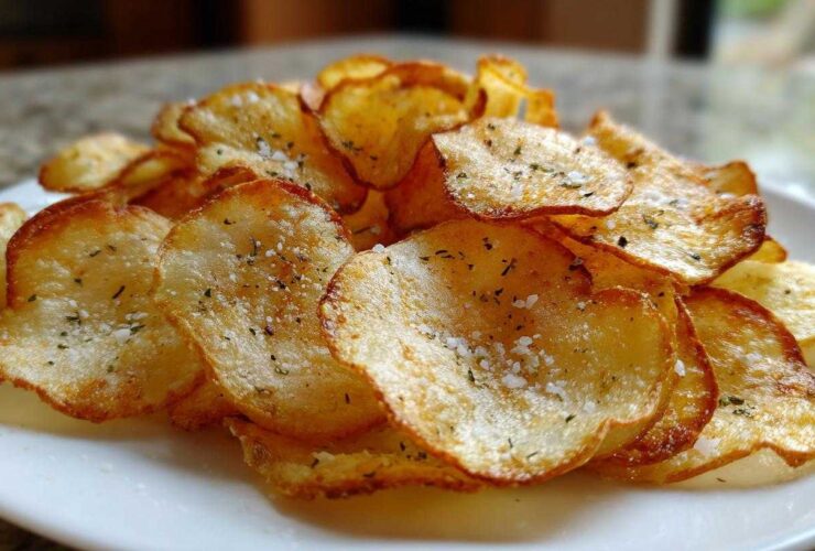Microwave Potato Chips (Crispy 5-Minute Snack Hack)