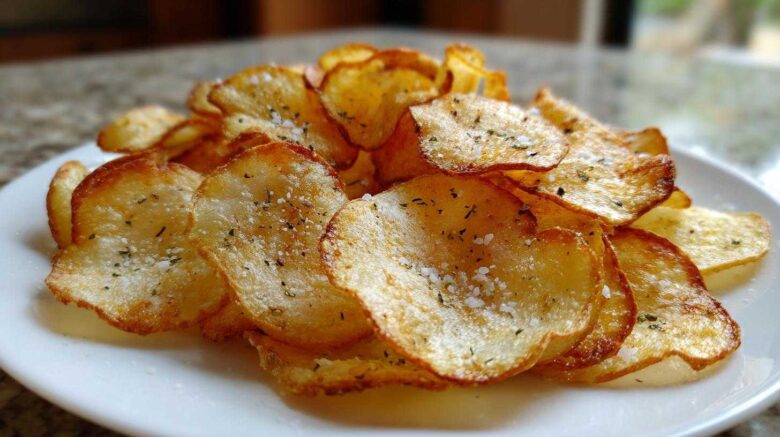 Microwave Potato Chips (Crispy 5-Minute Snack Hack)