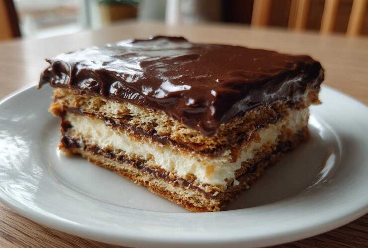 No-Bake Chocolate Eclair Cake (Retro Icebox Dessert)