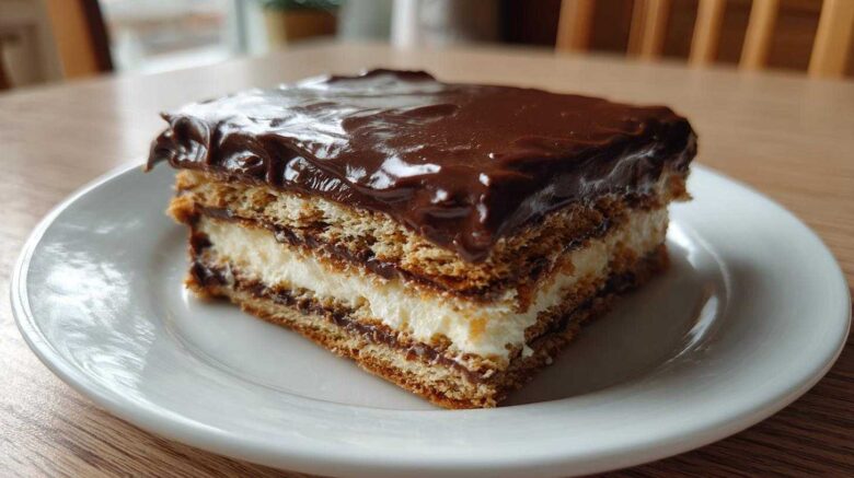 No-Bake Chocolate Eclair Cake (Retro Icebox Dessert)