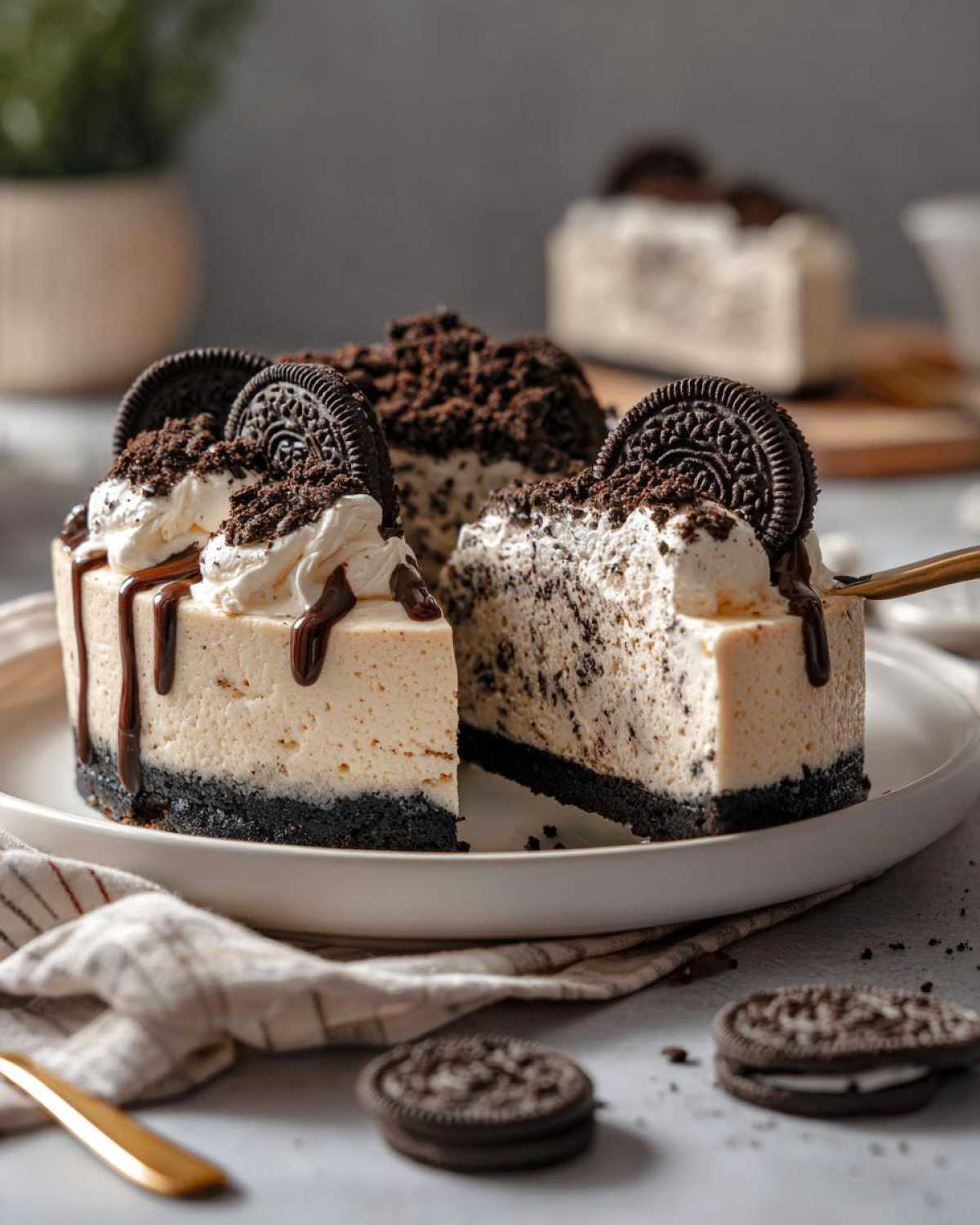 No-Bake Oreo Cheesecake (Creamy & Crowd-Pleasing) - detail 1
