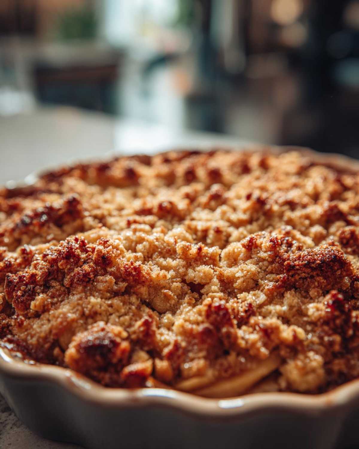 Old-Fashioned Apple Crisp (Warm & Cozy Dessert) - detail 2
