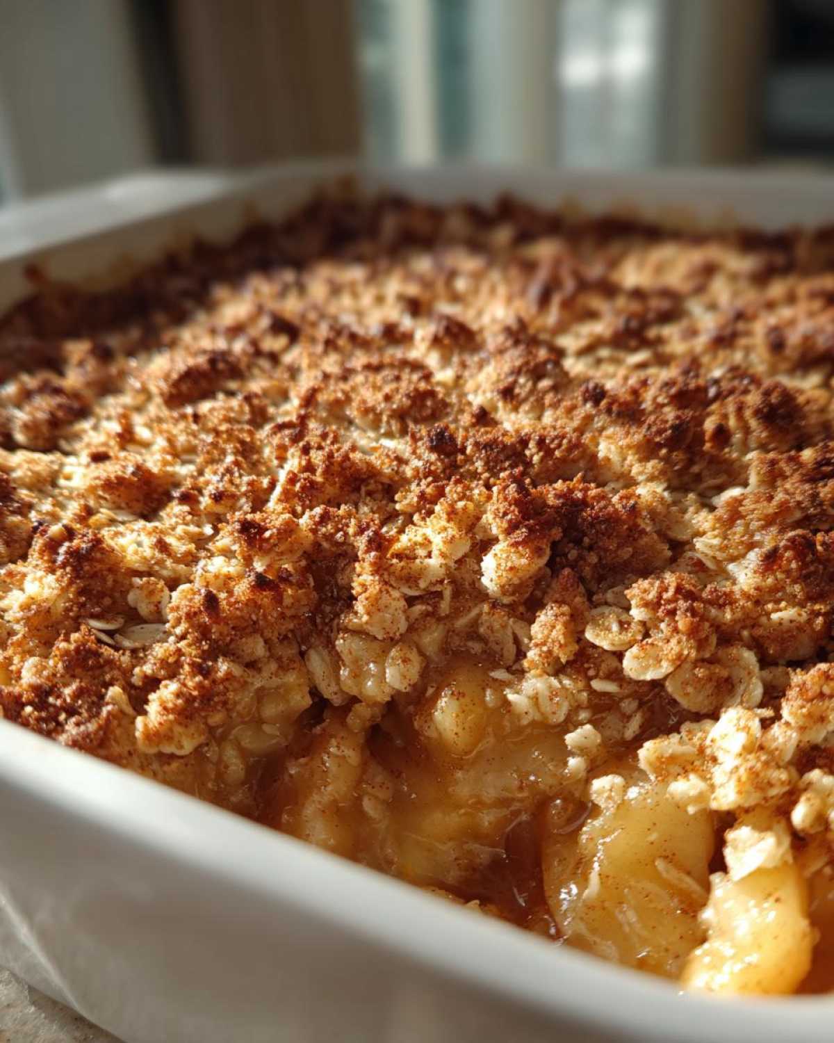 Old-Fashioned Apple Crisp (Warm & Cozy Dessert) - detail 1