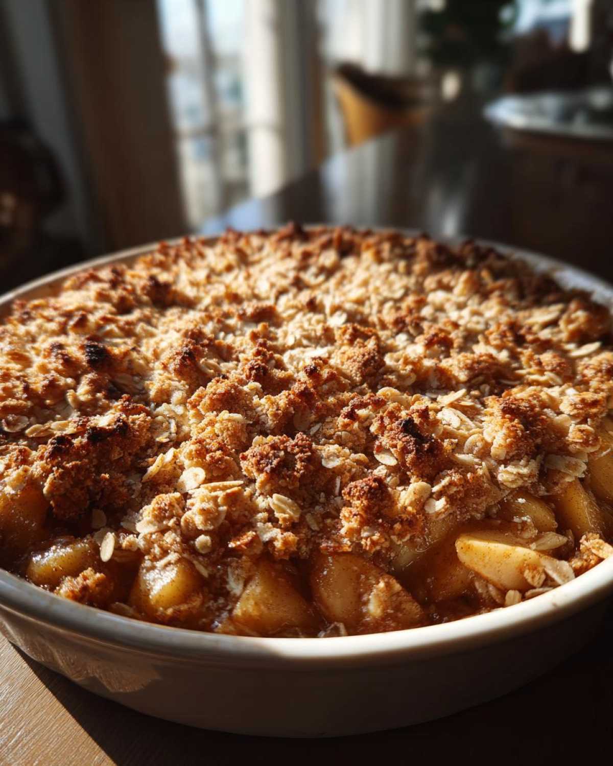Old-Fashioned Apple Crisp (Warm & Cozy Dessert) - detail 4