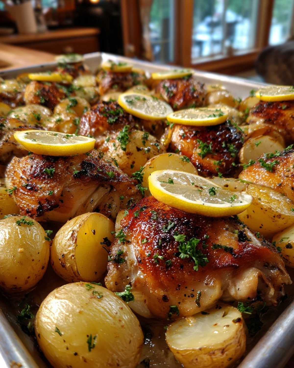 One-Pan Lemon Garlic Chicken & Potatoes (30-Minute Dinner) - detail 1