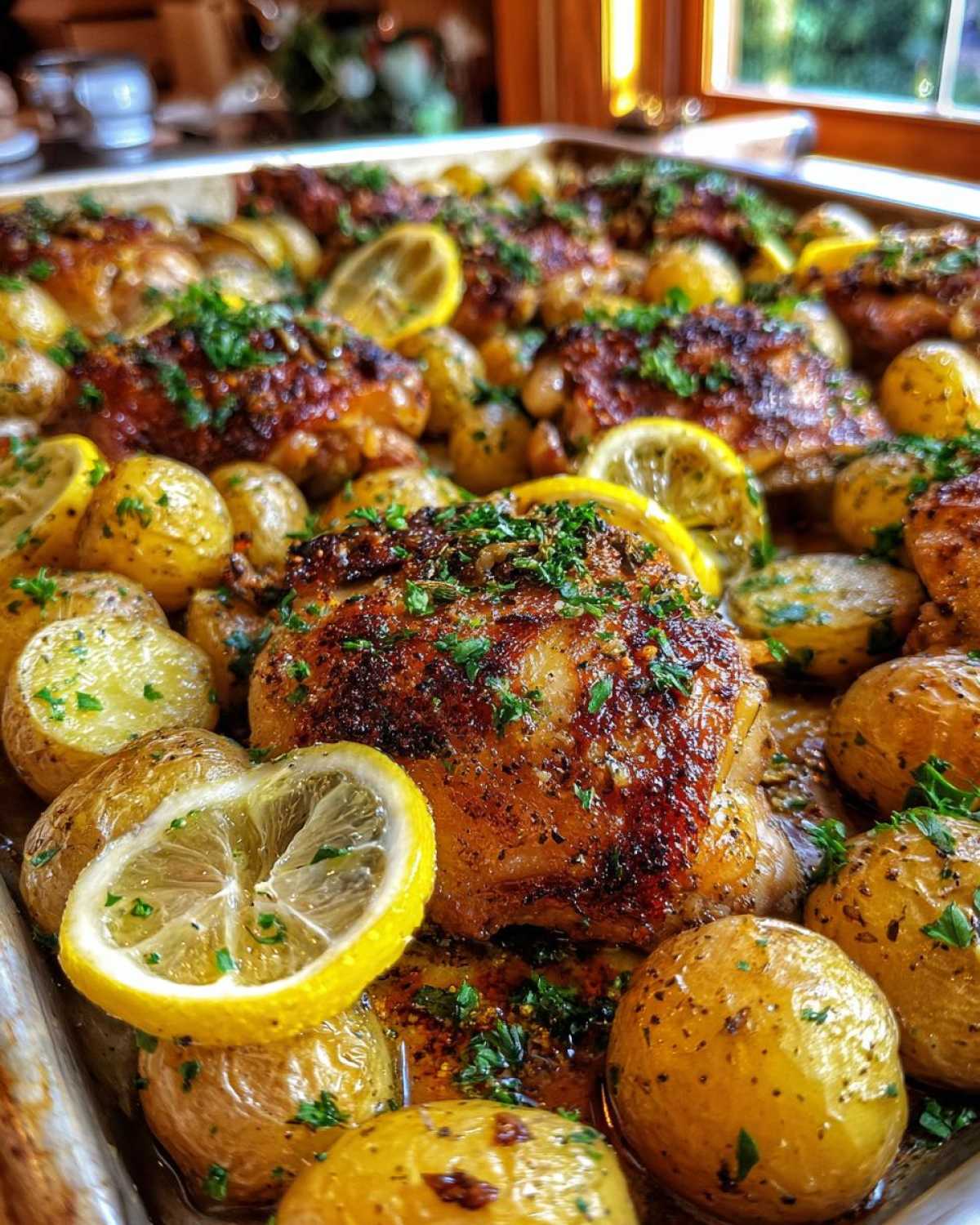 One-Pan Lemon Garlic Chicken & Potatoes (30-Minute Dinner) - detail 3