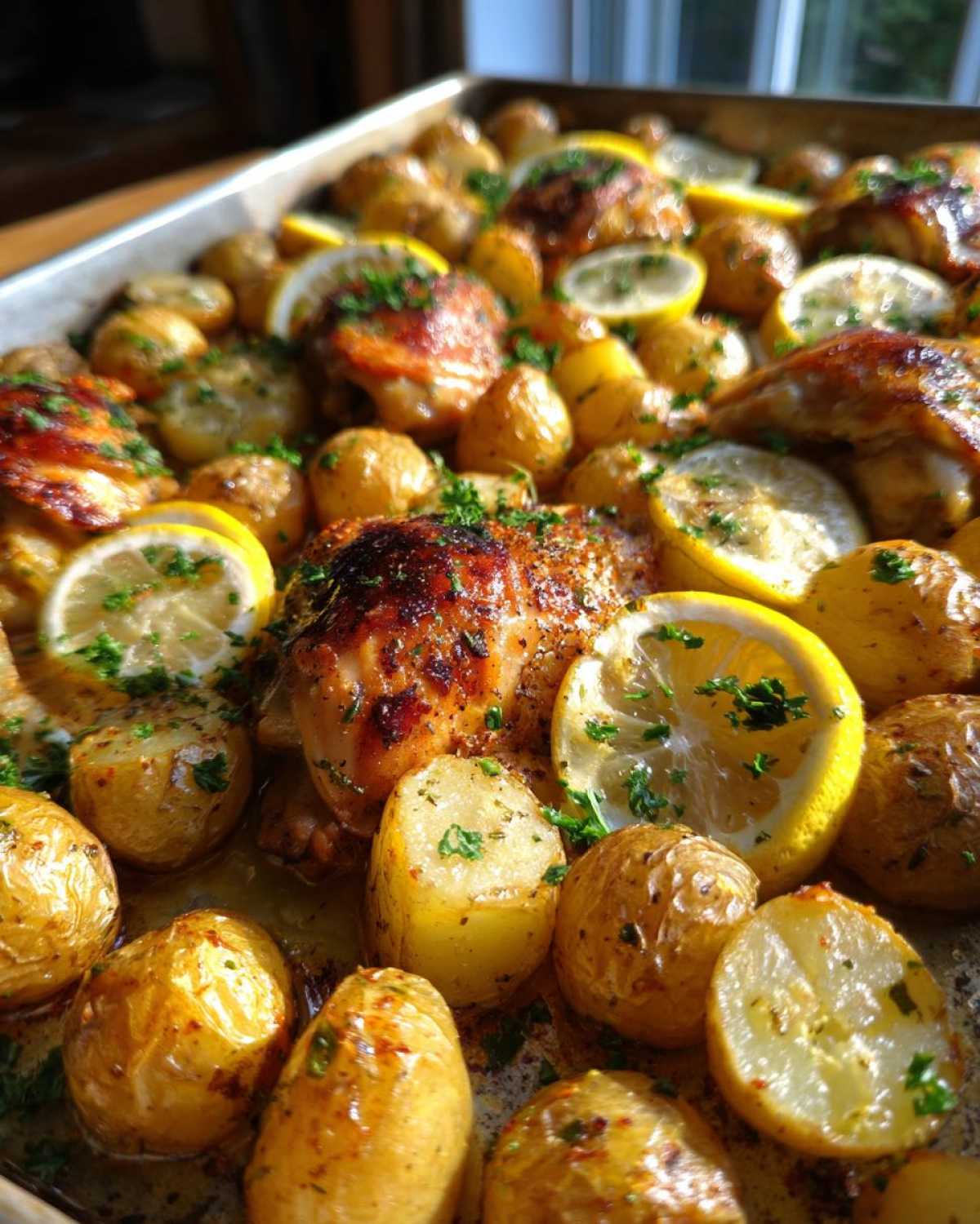 One-Pan Lemon Garlic Chicken & Potatoes (30-Minute Dinner) - detail 4