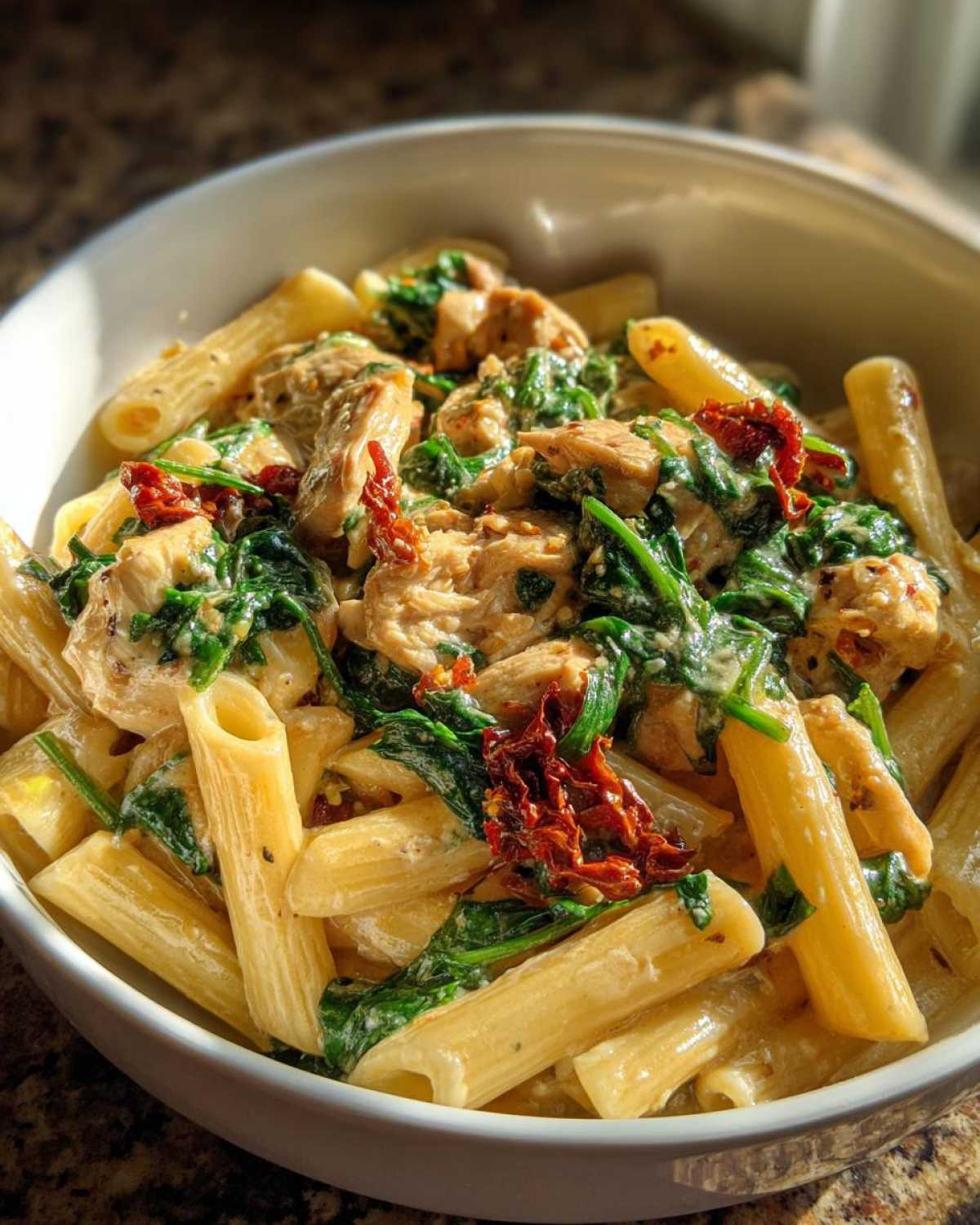 One-Pot Creamy Tuscan Chicken Pasta (Ready in 25 Minutes) - detail 2