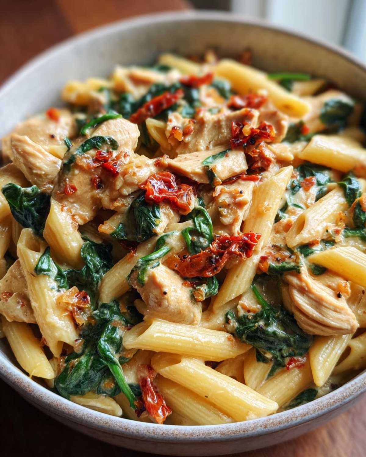 One-Pot Creamy Tuscan Chicken Pasta (Ready in 25 Minutes) - detail 3