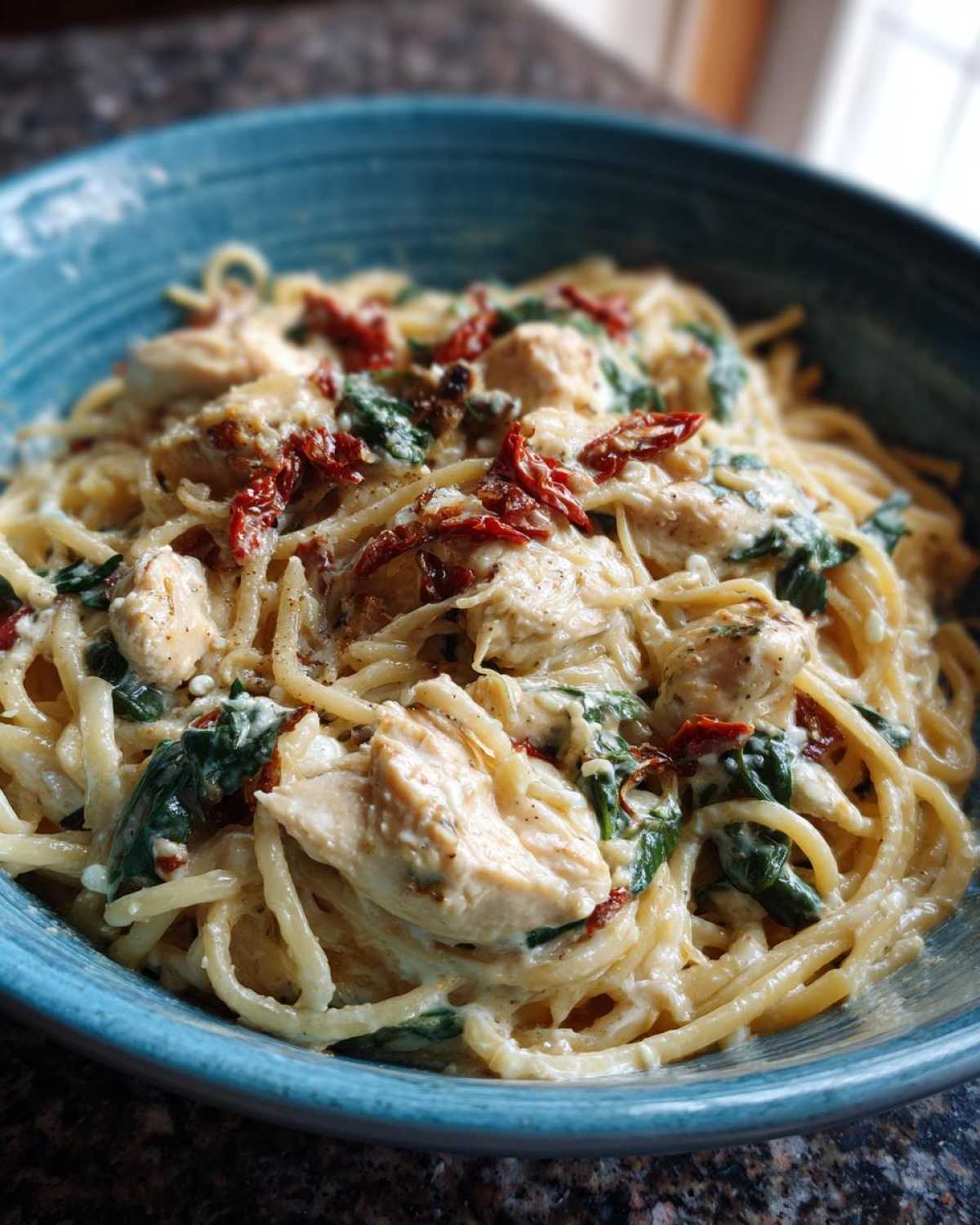 One-Pot Creamy Tuscan Chicken Pasta (Ready in 25 Minutes) - detail 4