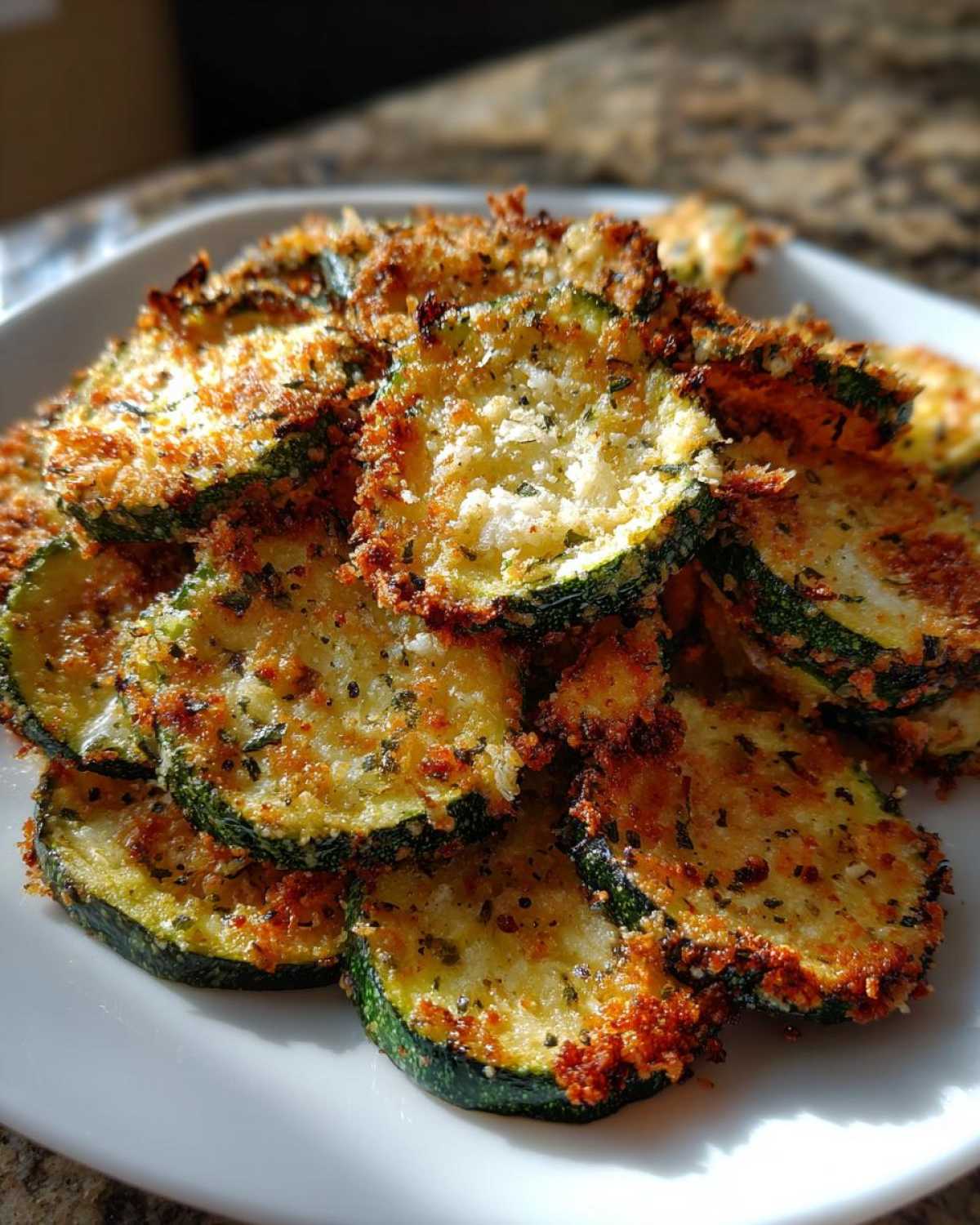 Parmesan Zucchini Chips (Oven-Baked Guilt-Free Snack) - detail 2