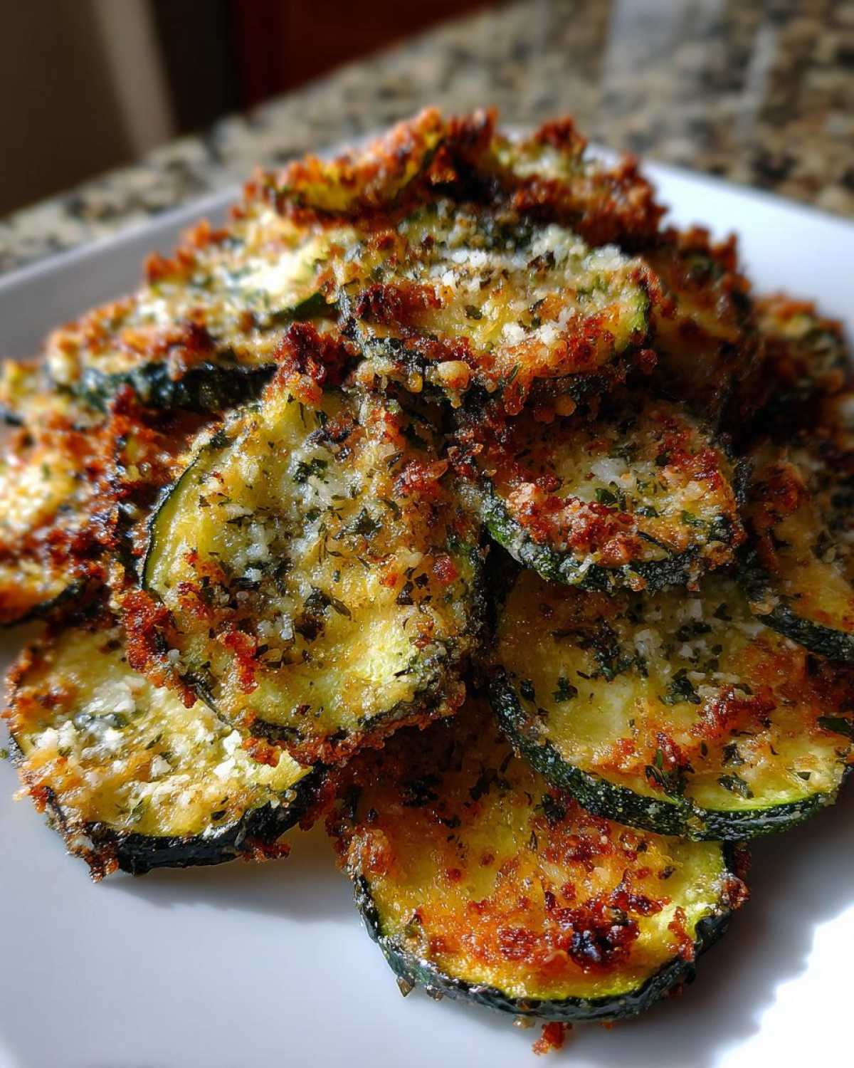 Parmesan Zucchini Chips (Oven-Baked Guilt-Free Snack) - detail 3