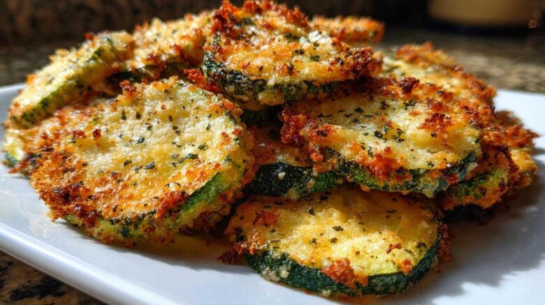 Parmesan Zucchini Chips (Oven-Baked Guilt-Free Snack)