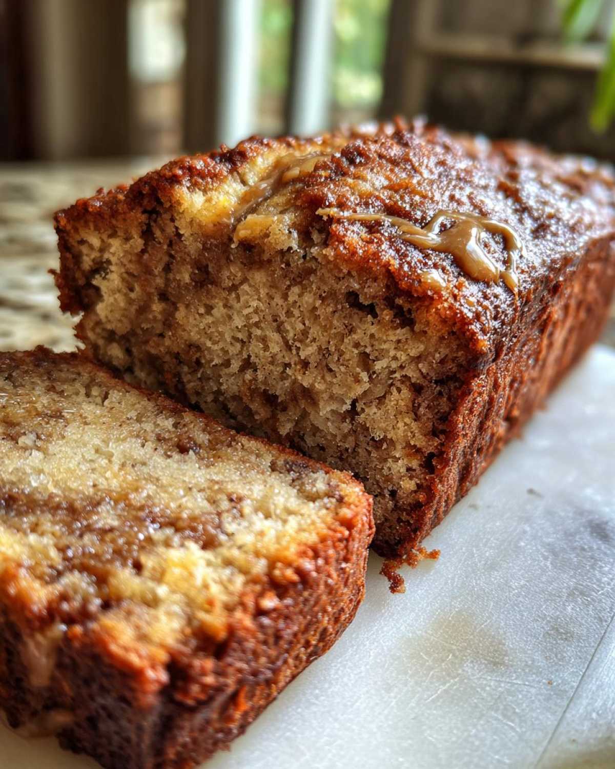 Peanut Butter Banana Bread (Moist Twist on a Classic) - detail 1