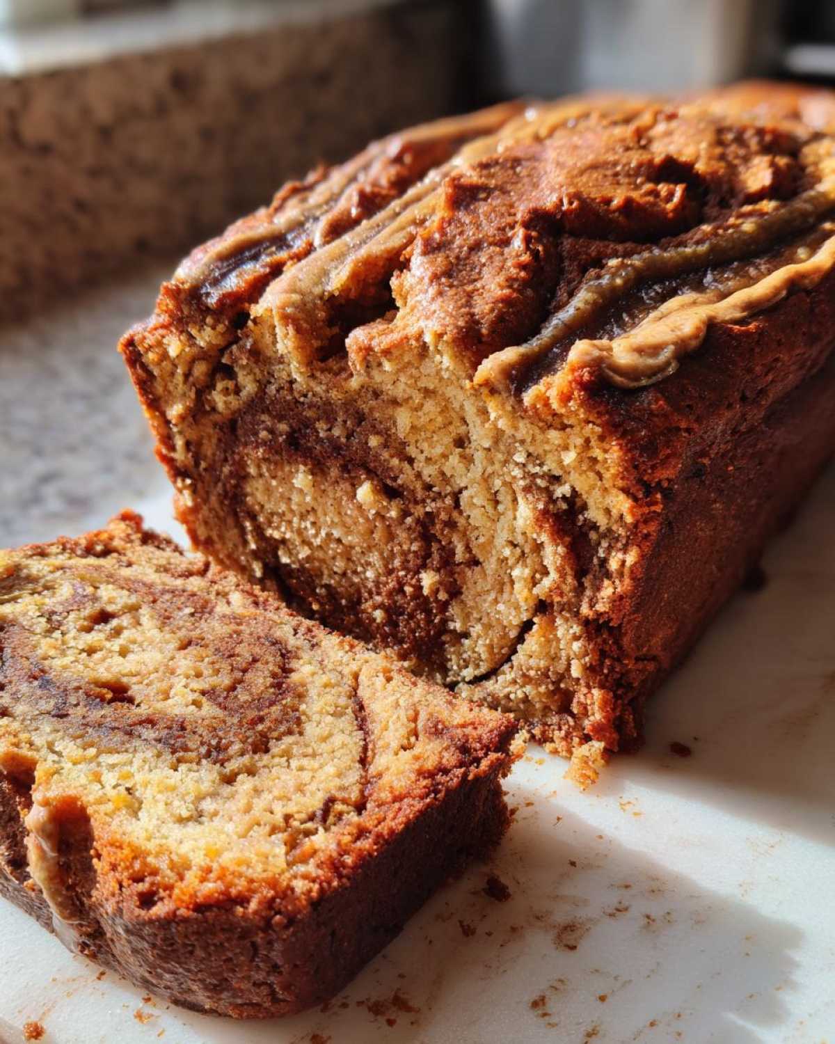 Peanut Butter Banana Bread (Moist Twist on a Classic) - detail 4