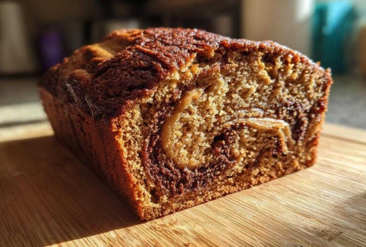 Peanut Butter Banana Bread (Moist Twist on a Classic)