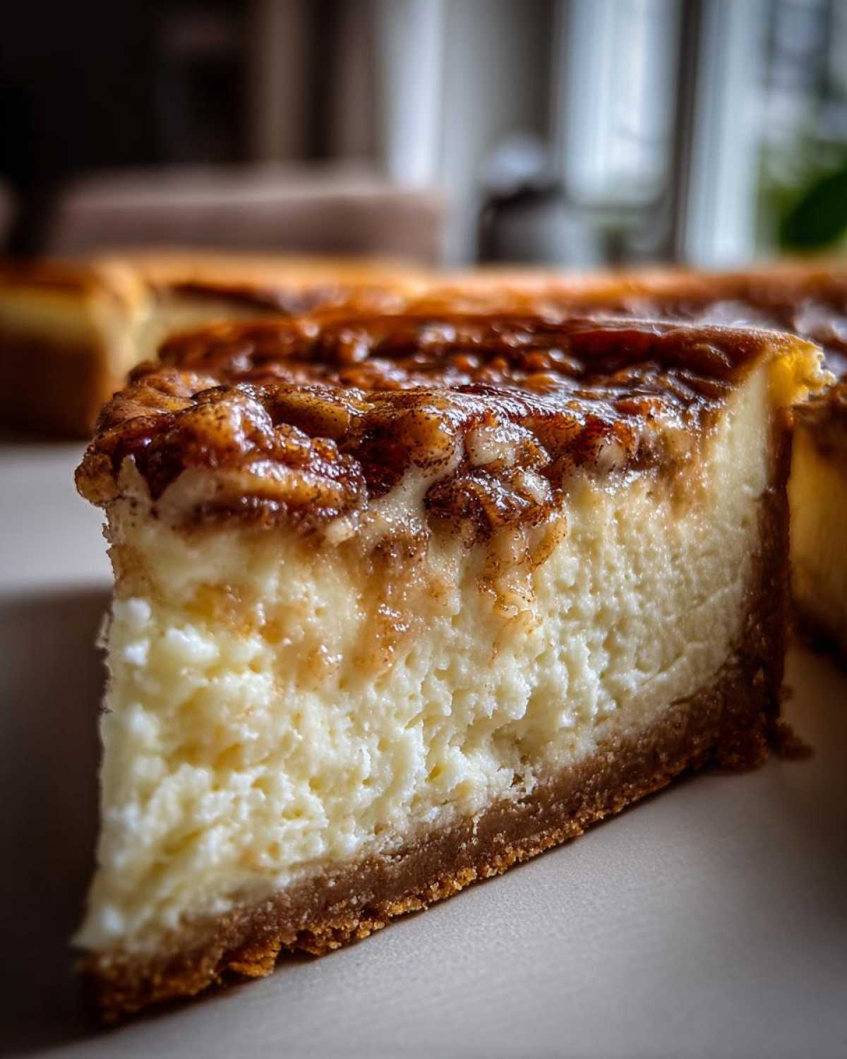 Pecan Pie Cheesecake (Two Holiday Desserts in One) - detail 4